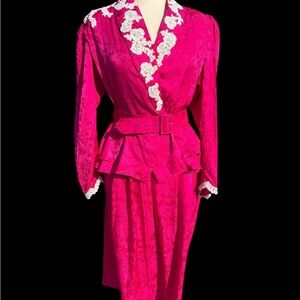 Vintage Silk Suit Dress
